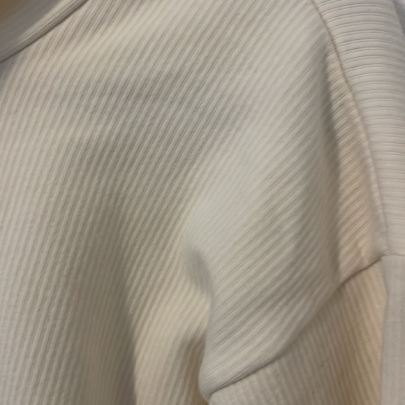 Madewell MWL Cabincore Ribbed Funnelneck Sweatshirt Large - Picture 5 of 7